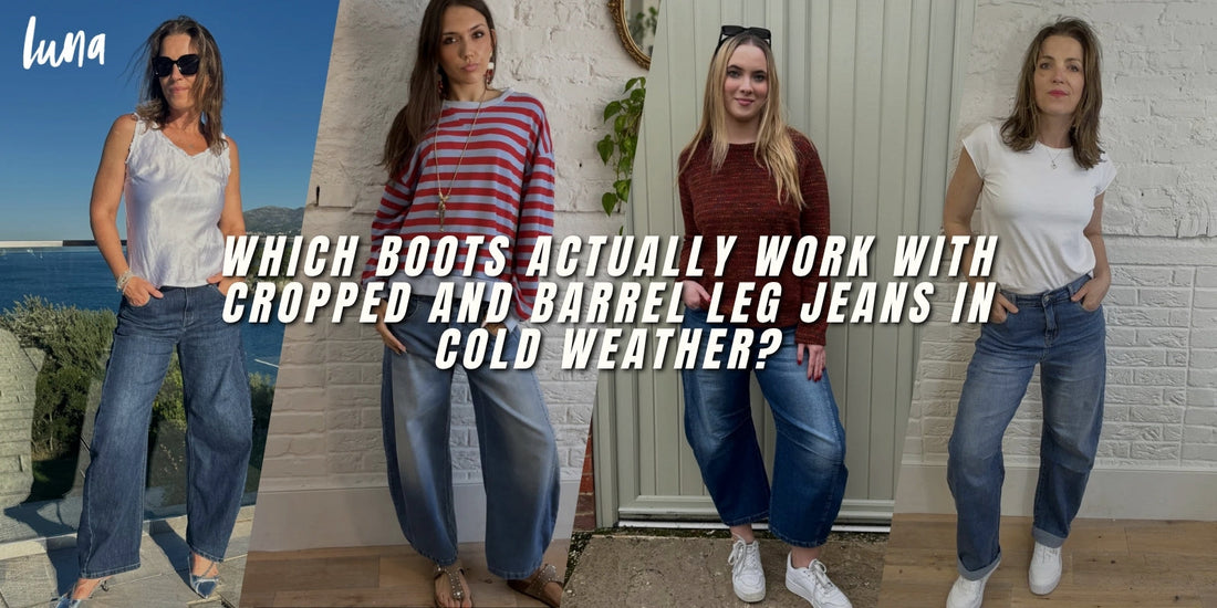 Which Boots Actually Work with Cropped and Barrel Leg Jeans in Cold Weather?