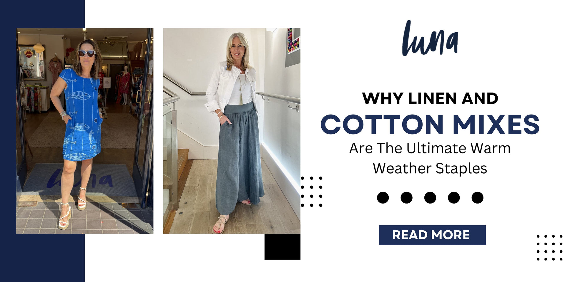 Why Linen and Cotton Mixes Are The Ultimate Warm Weather Staples