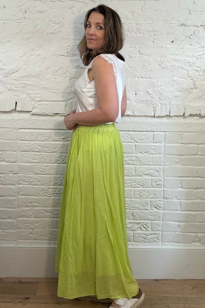 Amelia Cotton Maxi Skirt