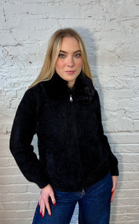 Delilah Luxe Fur Collar Jacket