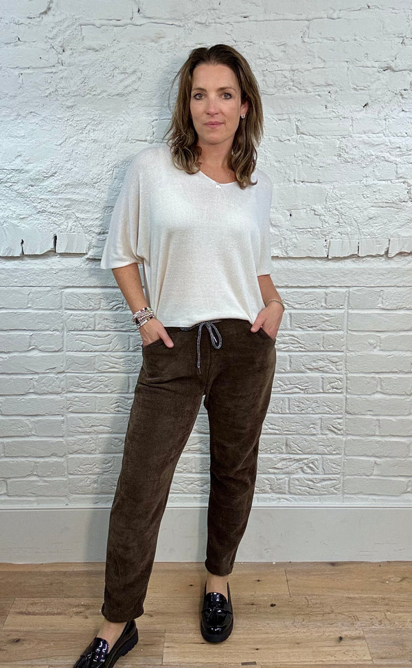 The Ella Chenille Trousers