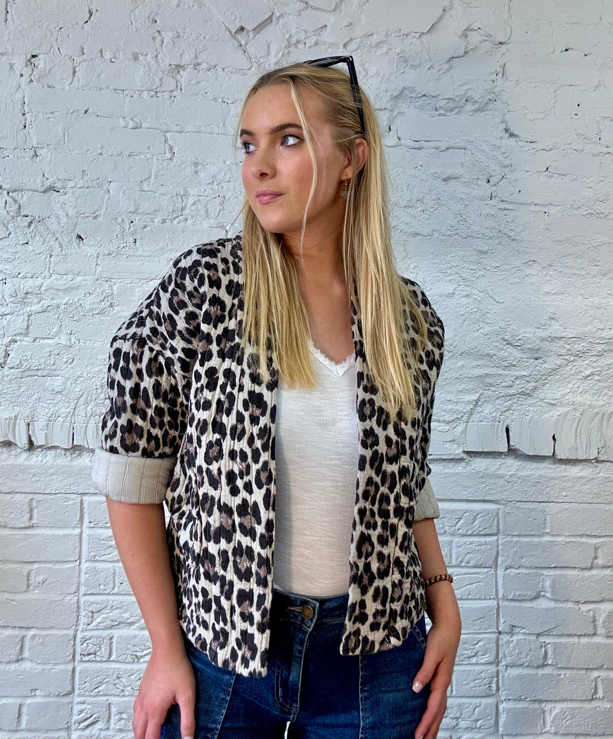 Leopard Quilted Jacket