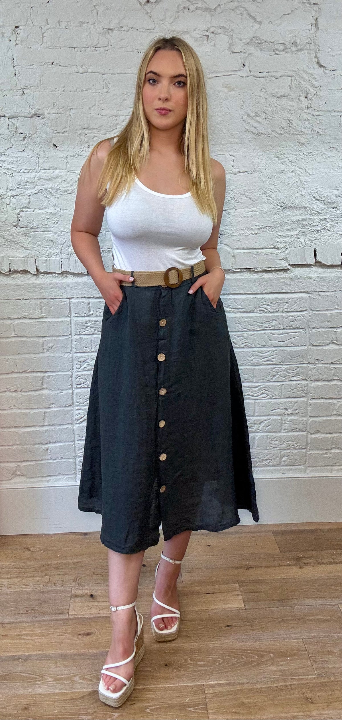 Nova Linen Skirt