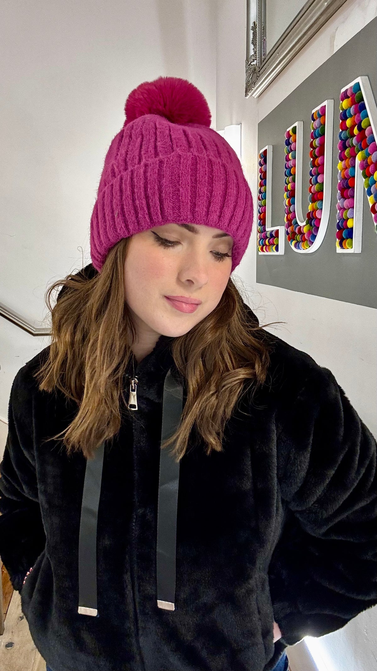 Cosy Pom-Pom Beanie