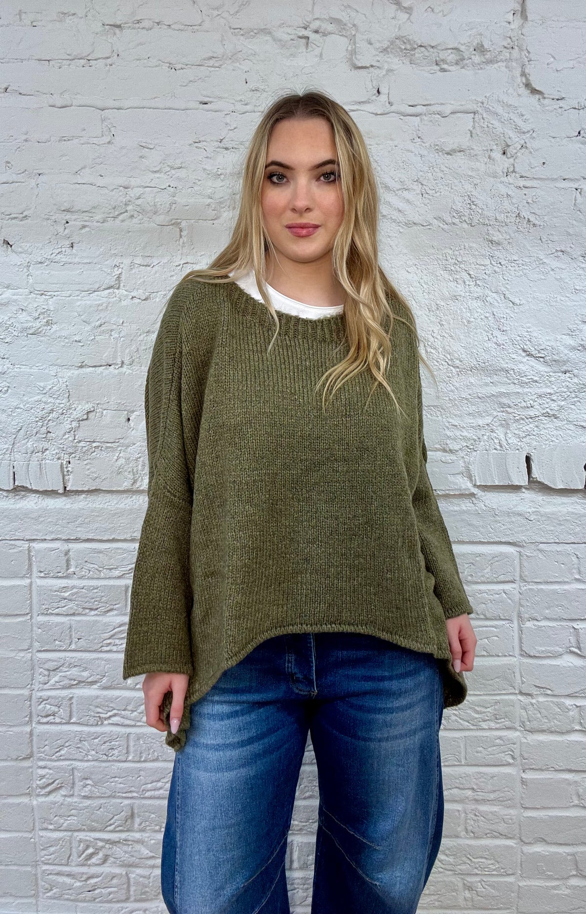 The Teagan Oversized Hi Lo Sweater