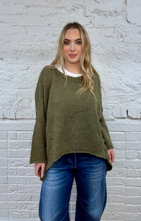 The Teagan Oversized Hi Lo Sweater