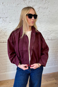 Maven Oversized Bomber Jacket