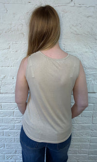 Cowl Neck Vest Top