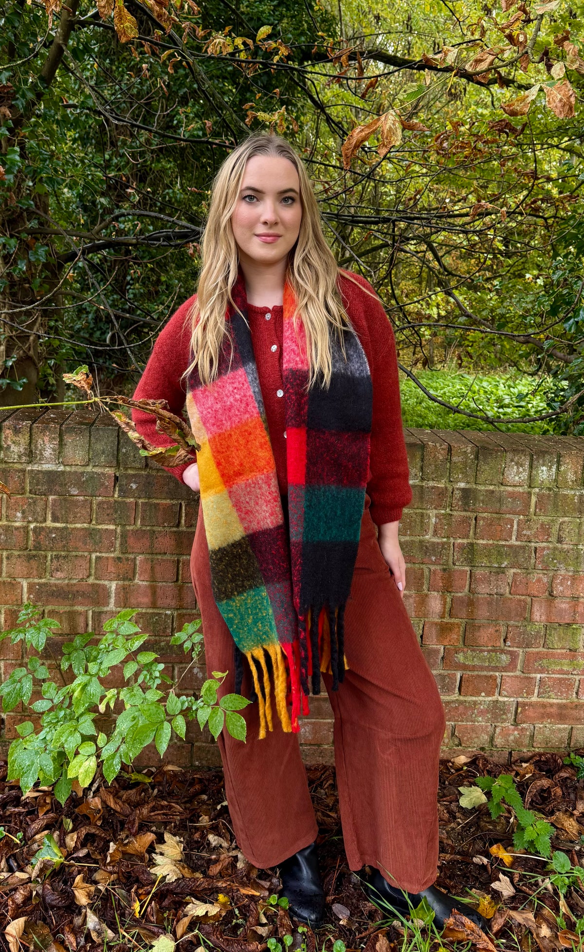 The Chloe Chunky Blanket Scarf