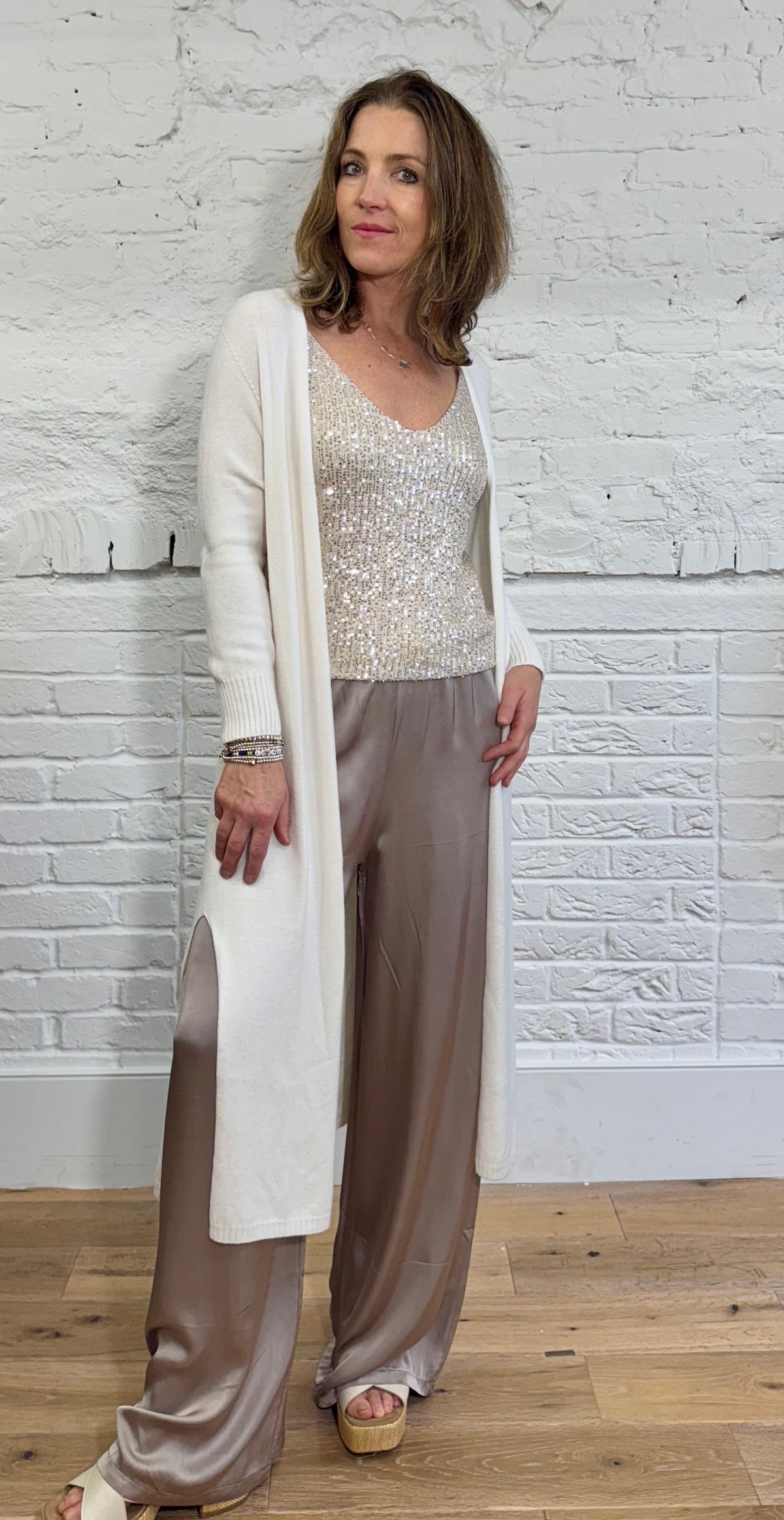 The Gabi Satin Trouser