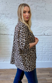 Leopard Print Blazer