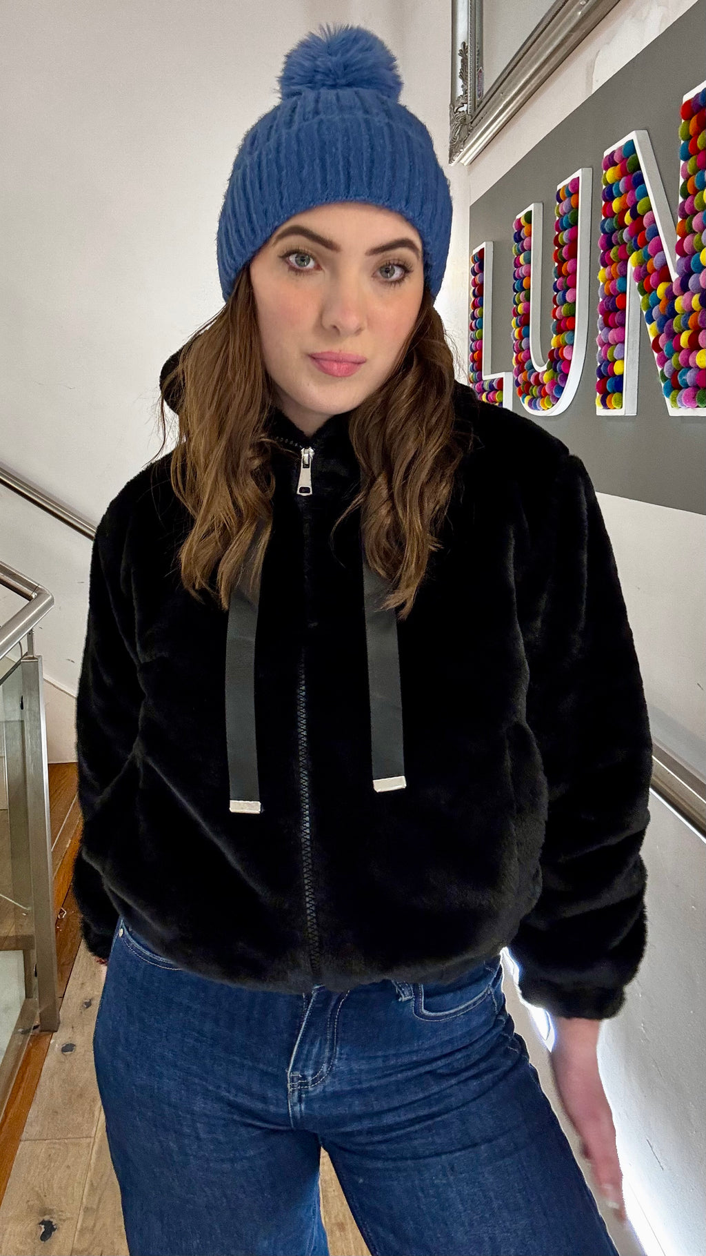 Cosy Pom-Pom Beanie