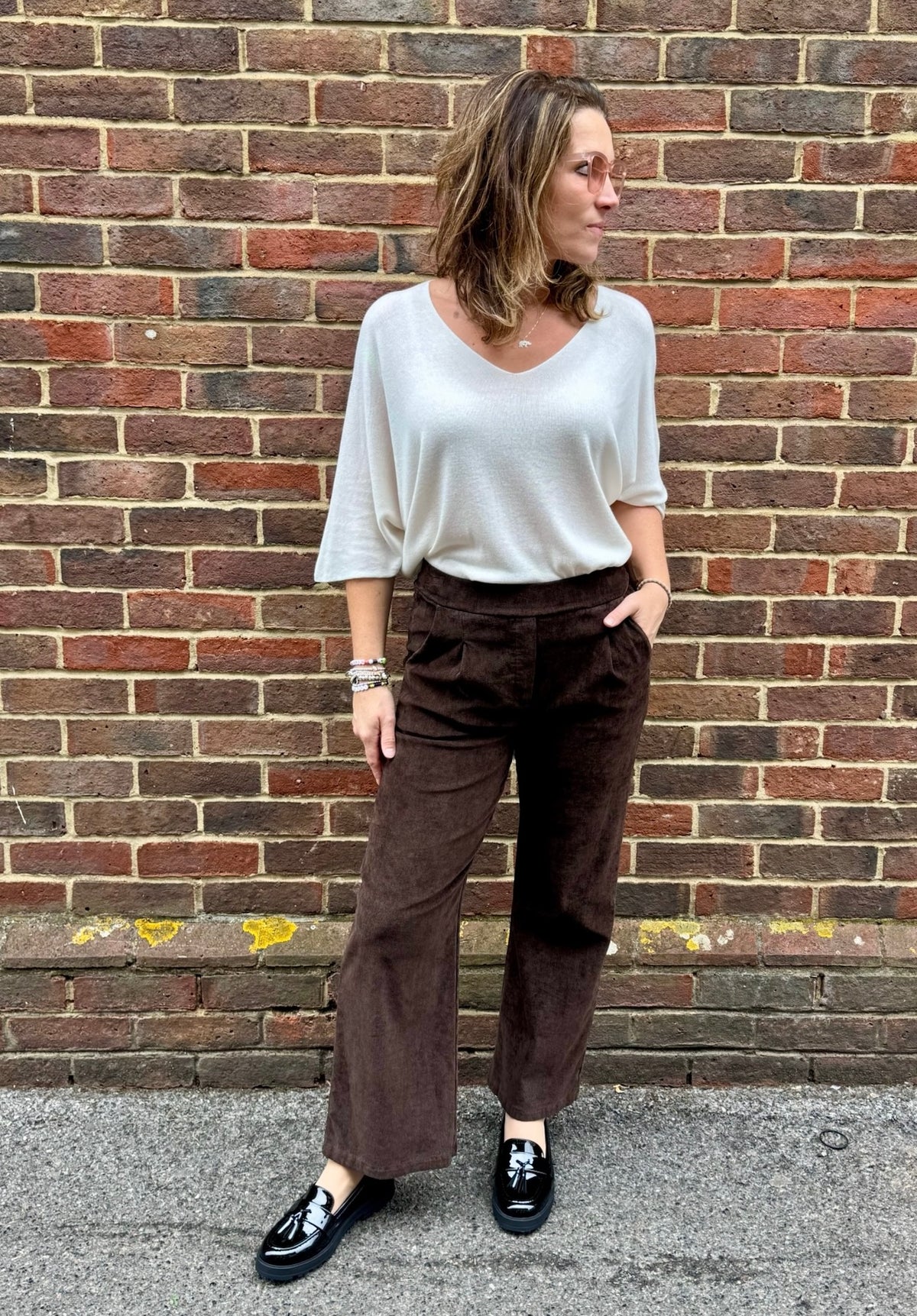 Isabella Needlecord Trousers