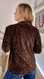 The Ariella Sequin Blazer