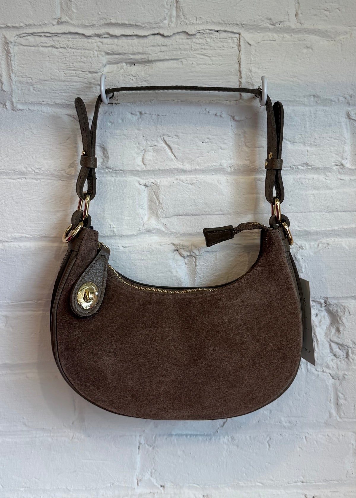 Crescent Moon Leather Bag