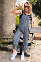 Pinstripe Dungarees