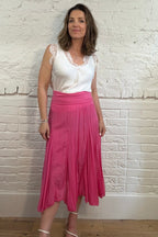Annabel Cotton Midi Skirt
