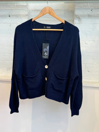 Cardigan With Two Front Pockets