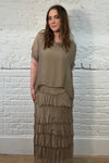 Silk Overlay Dress