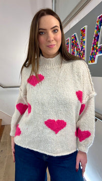 The Abigail Heart Jumper