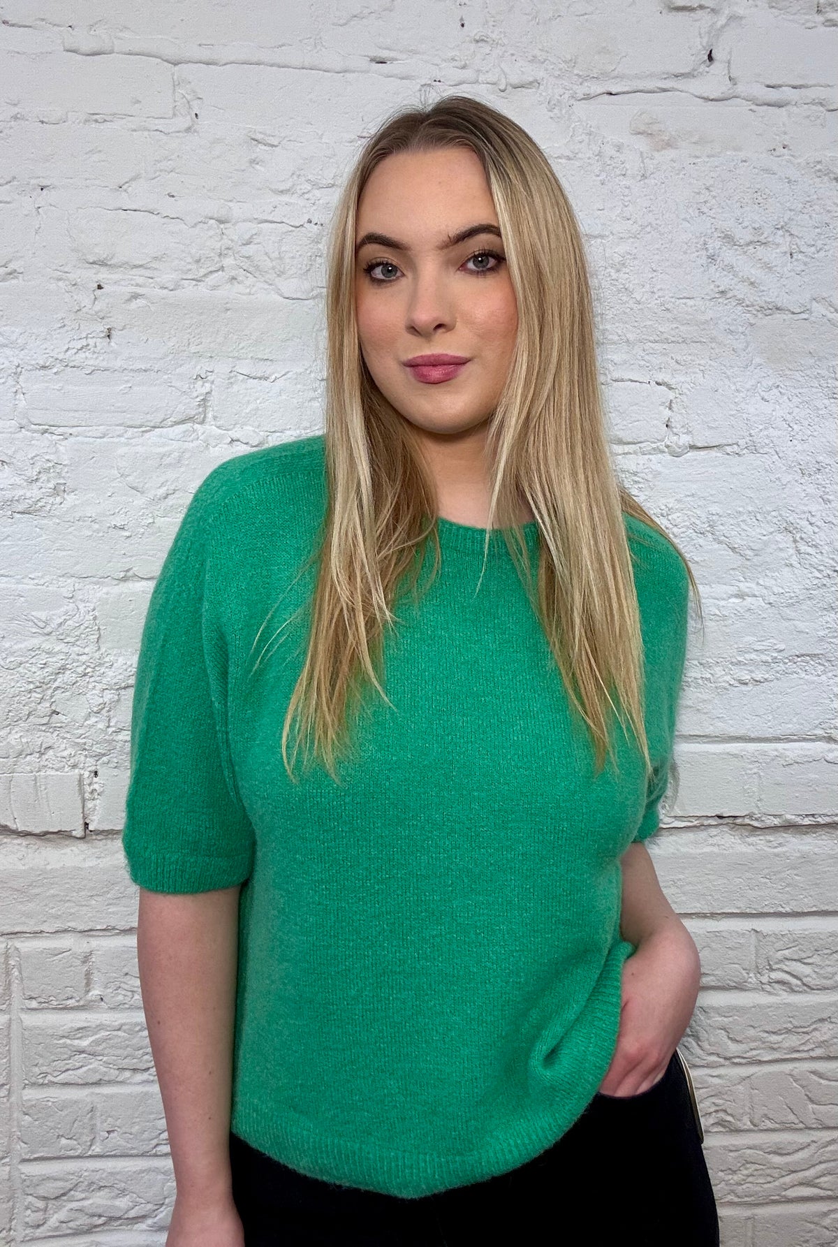 The Annie Short Sleeve Knit