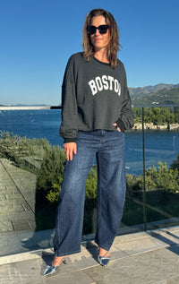 Boston Raw Edge Sweatshirt