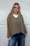 The Lauretta Oversized Hi Lo Sweater