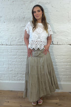 Maxi Skirt With Waistband