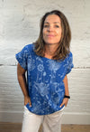 Thalia Cotton Linen Blend Top