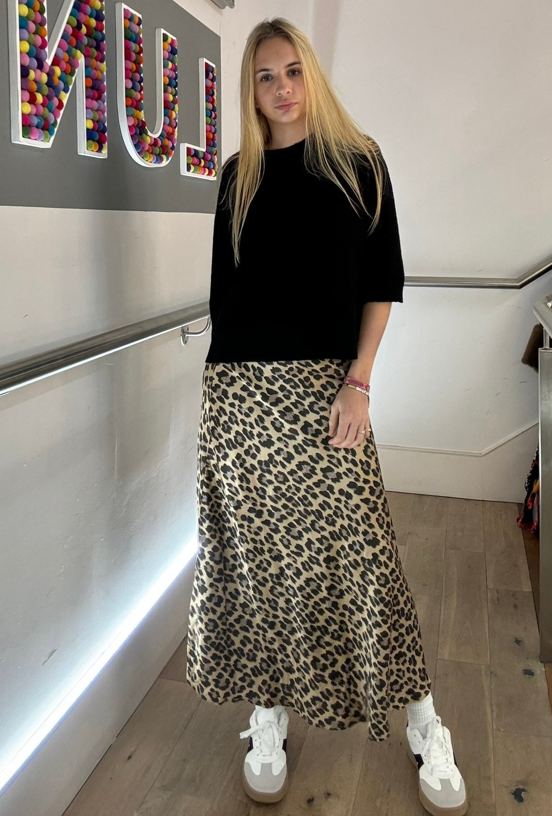 Billi Leopard Print Skirt