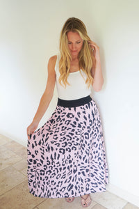 Cheetah Print Skirt