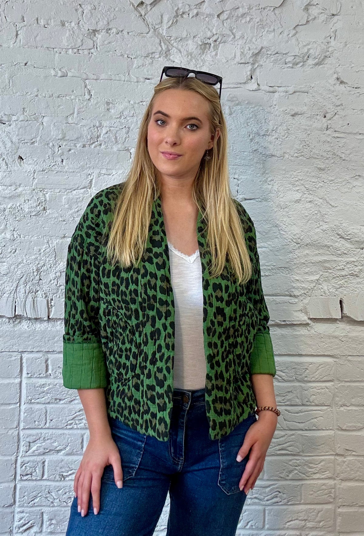 Leopard Quilted Jacket
