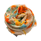 Lily Flower Print Scarf
