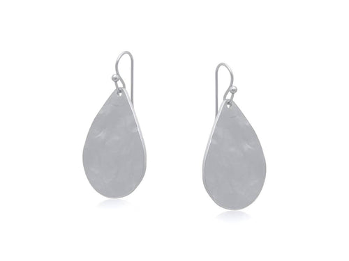 CHRISTA ROUGH CUT METAL EARRINGS