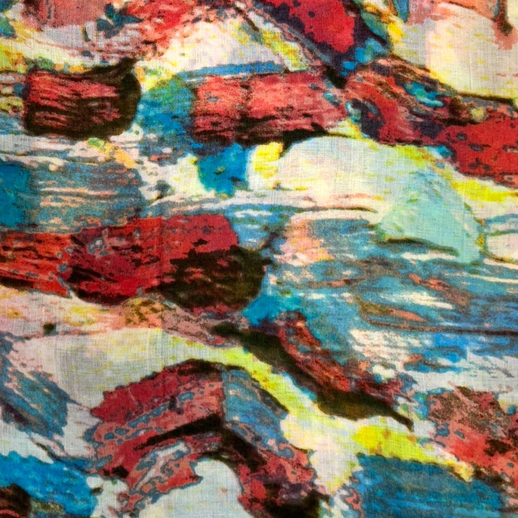 Bright Coloured Canvas Scarf