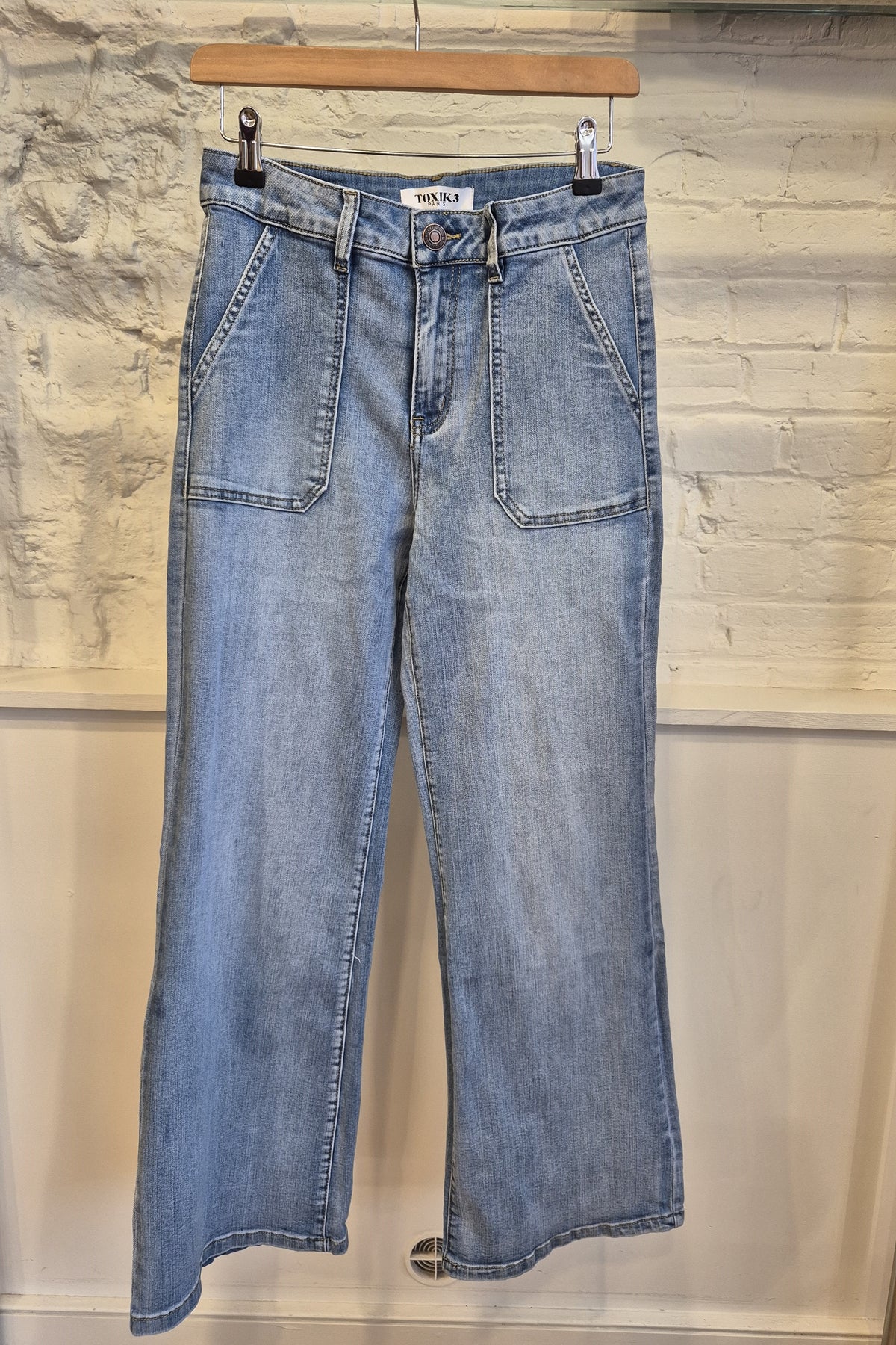 Jeans „Toxik 3“ mit weitem Bein 