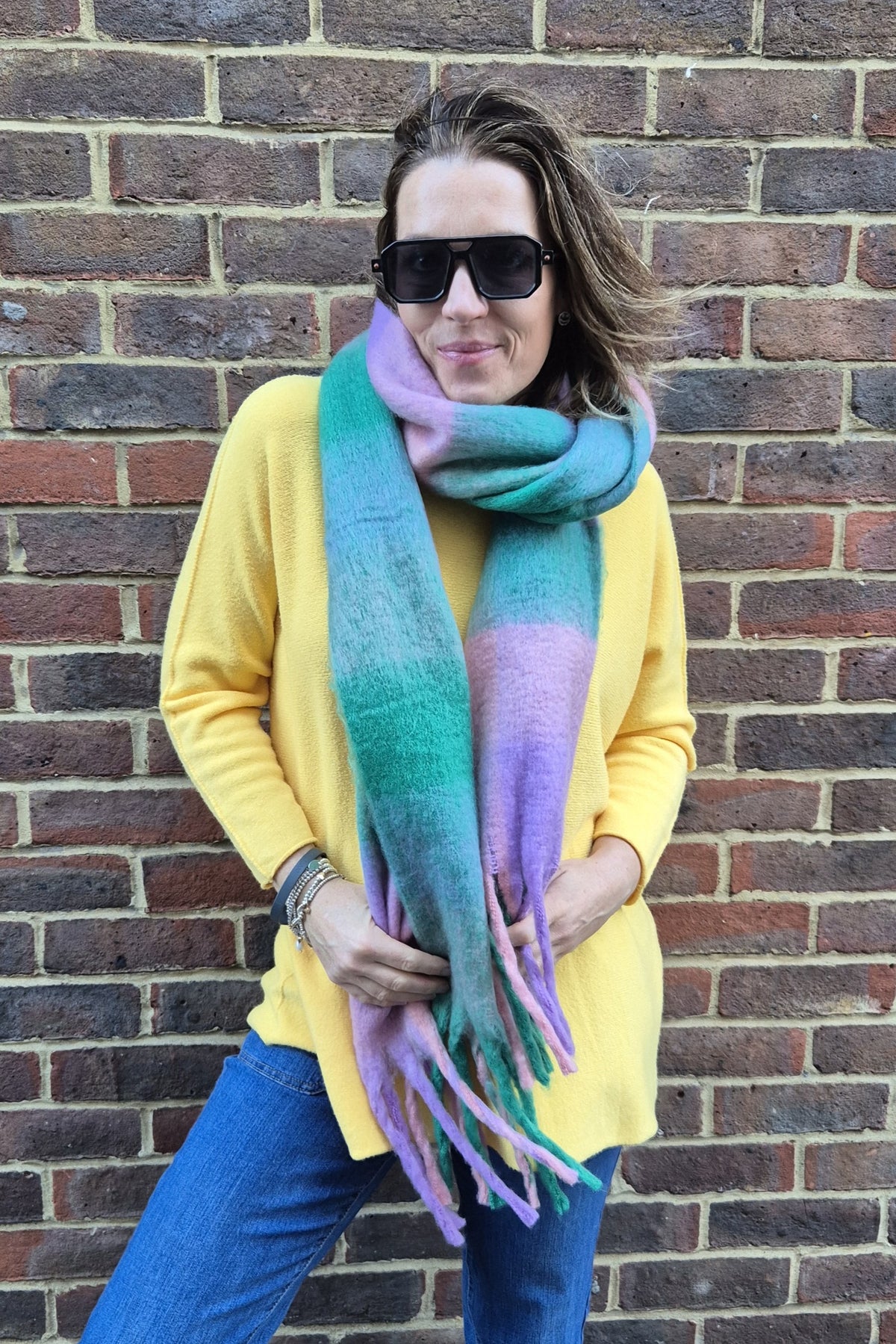 The Chloe Chunky Blanket Scarf