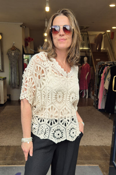 The Ottilie Double-Layer Crochet Top