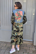 Keqioa Denim Mix Dress