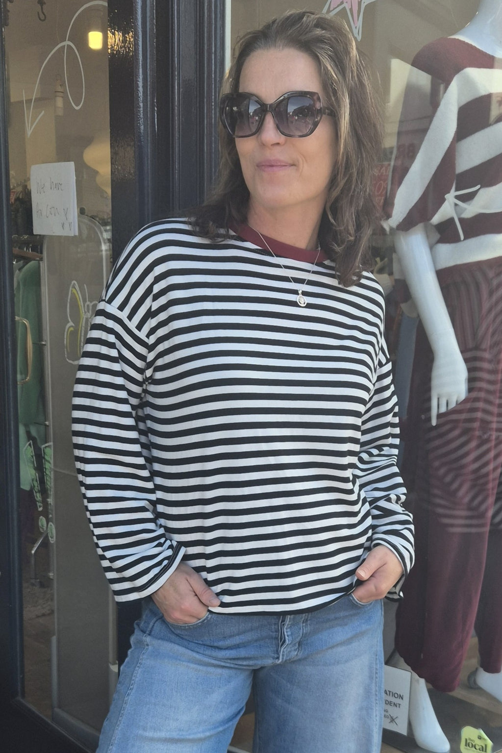 The Octavia Stripe Top