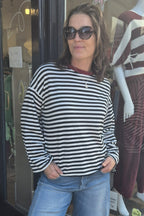 The Octavia Stripe Top