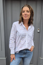 The Luciana Rainbow Heart Shirt