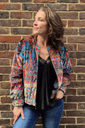 Annina Velvet Bomber Jacket