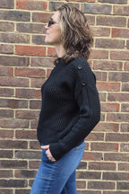 Lorita Button Detail Knit Jumper