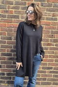 Bellatrix Asymmetric Zip Detail Knit
