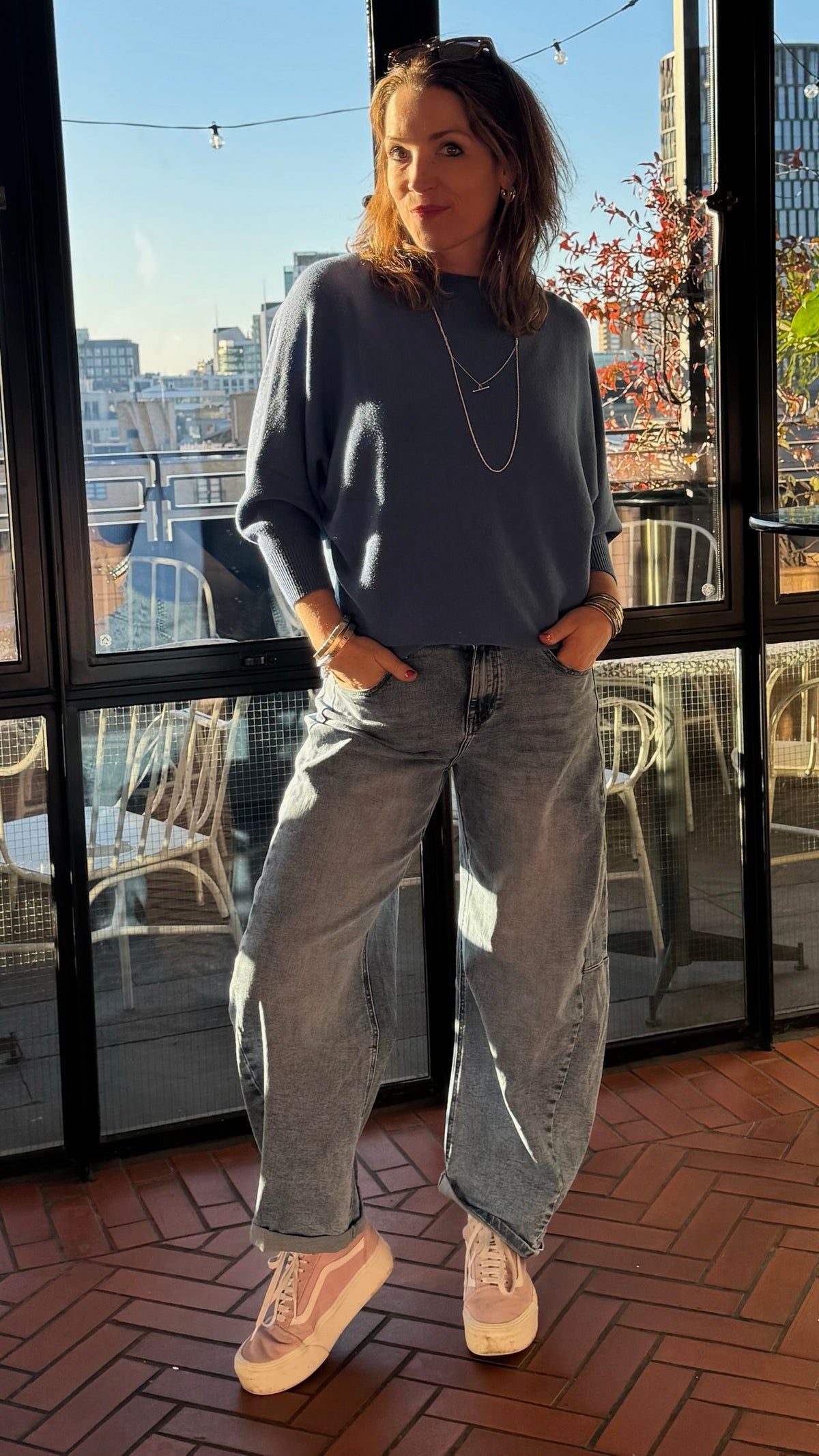 Selah Pearl Back Jumper