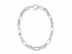 Maude Oval Links Tbar Statement Necklace