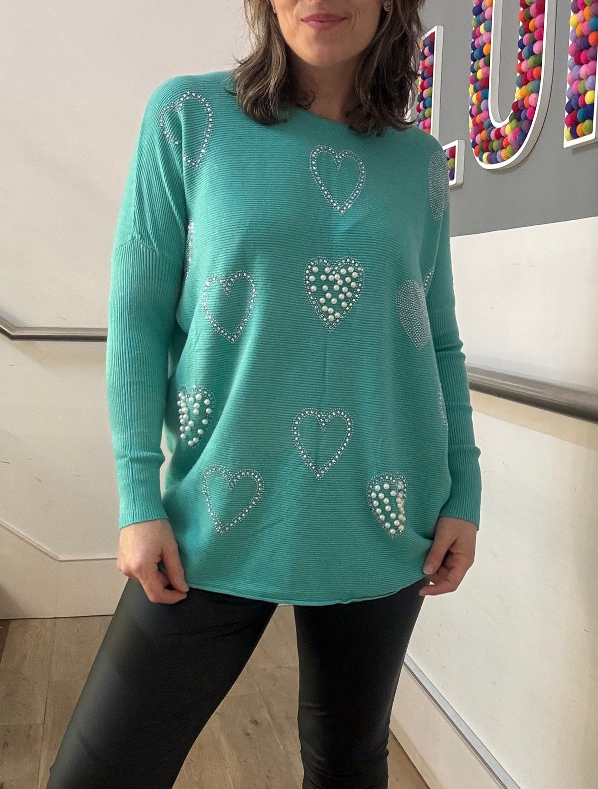 Pearl Heart Jumper