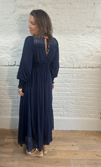 Juliette Lace Panel Maxi Dress