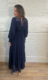 Juliette Lace Panel Maxi Dress